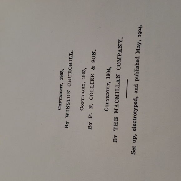 CLEARANCE Winston Churchhill The Crossing 1908 - Picture 3 of 7